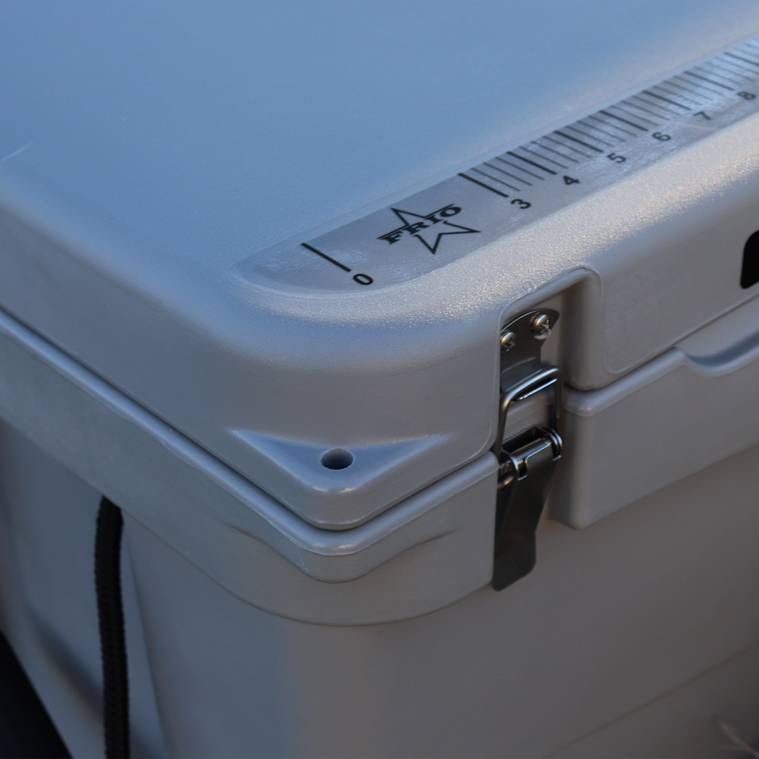 65 Qt Hard Cooler - Grey