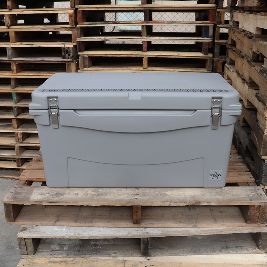 65 Qt Hard Cooler - Grey